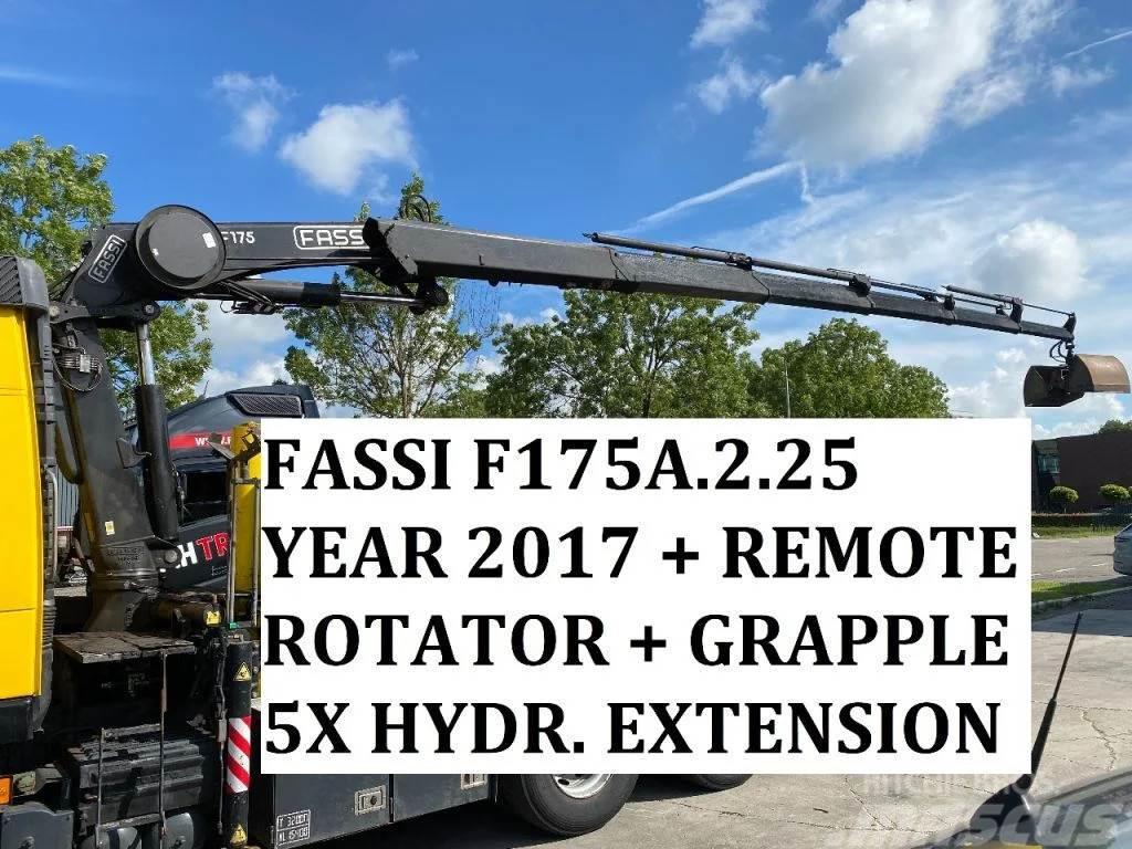 Fassi F175A.2.25 + REMOTE + ROTATOR + GRAPPLE F175A.2.25 Laadkranen