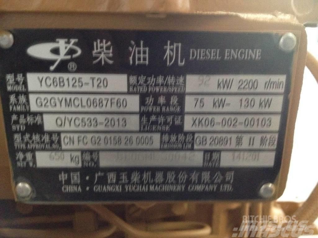 Yuchai YC6B125-T20 Motoren