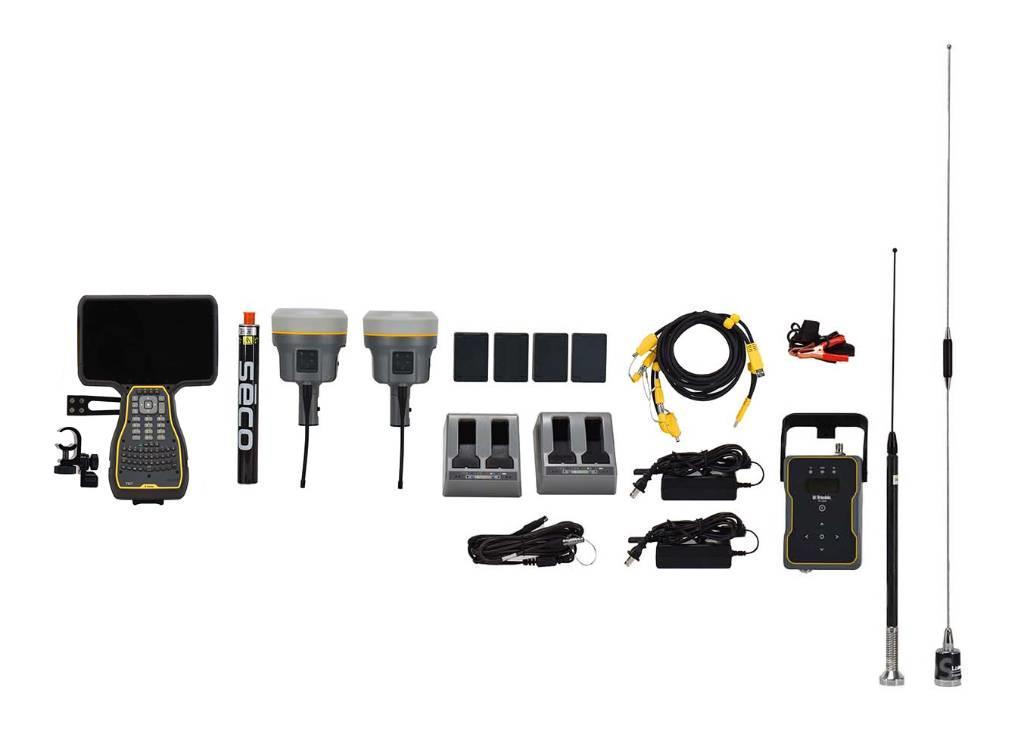 Trimble Dual R10 M2 Base/Rover GPS Kit, TSC7 Access, TDL45 Overige componenten