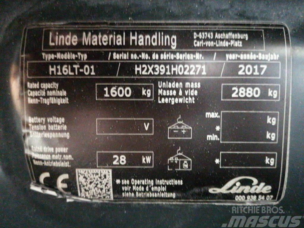 Linde H16LT-01 LPG heftrucks