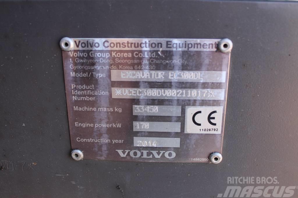 Volvo EC 300 D L / Pyörittäjä, Leica 3D, Kuokkakauha, YM Rupsgraafmachines
