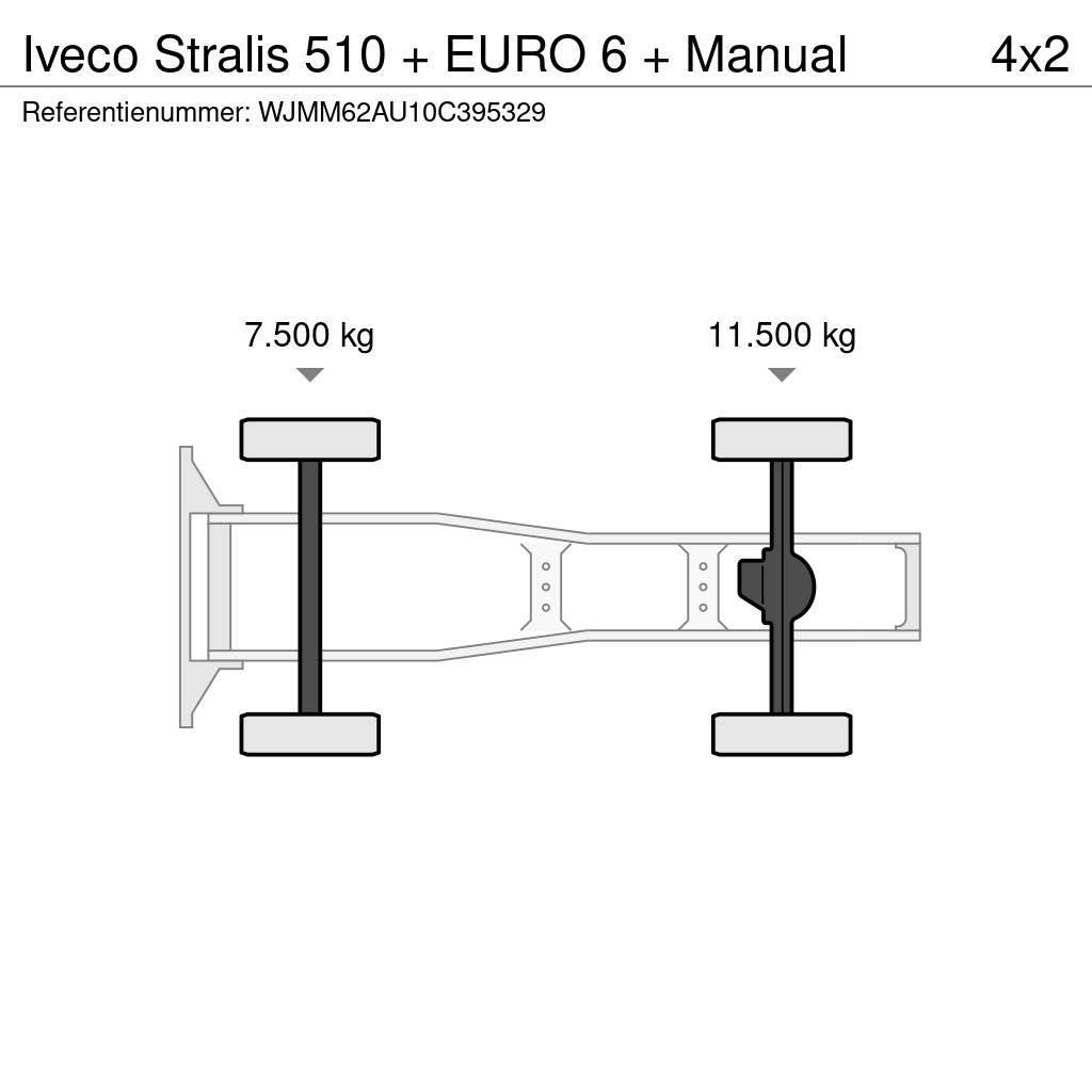 Iveco Stralis 510 + EURO 6 + Manual Trekkers