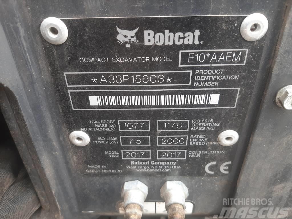 Bobcat E 10 Minigraafmachines < 7t