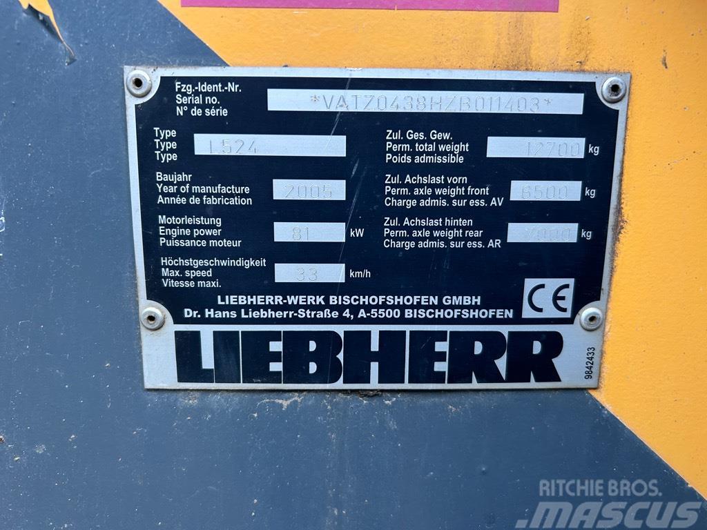 Liebherr L 524 Wielladers