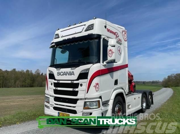 Scania R500 med ny demo kran Trekkers