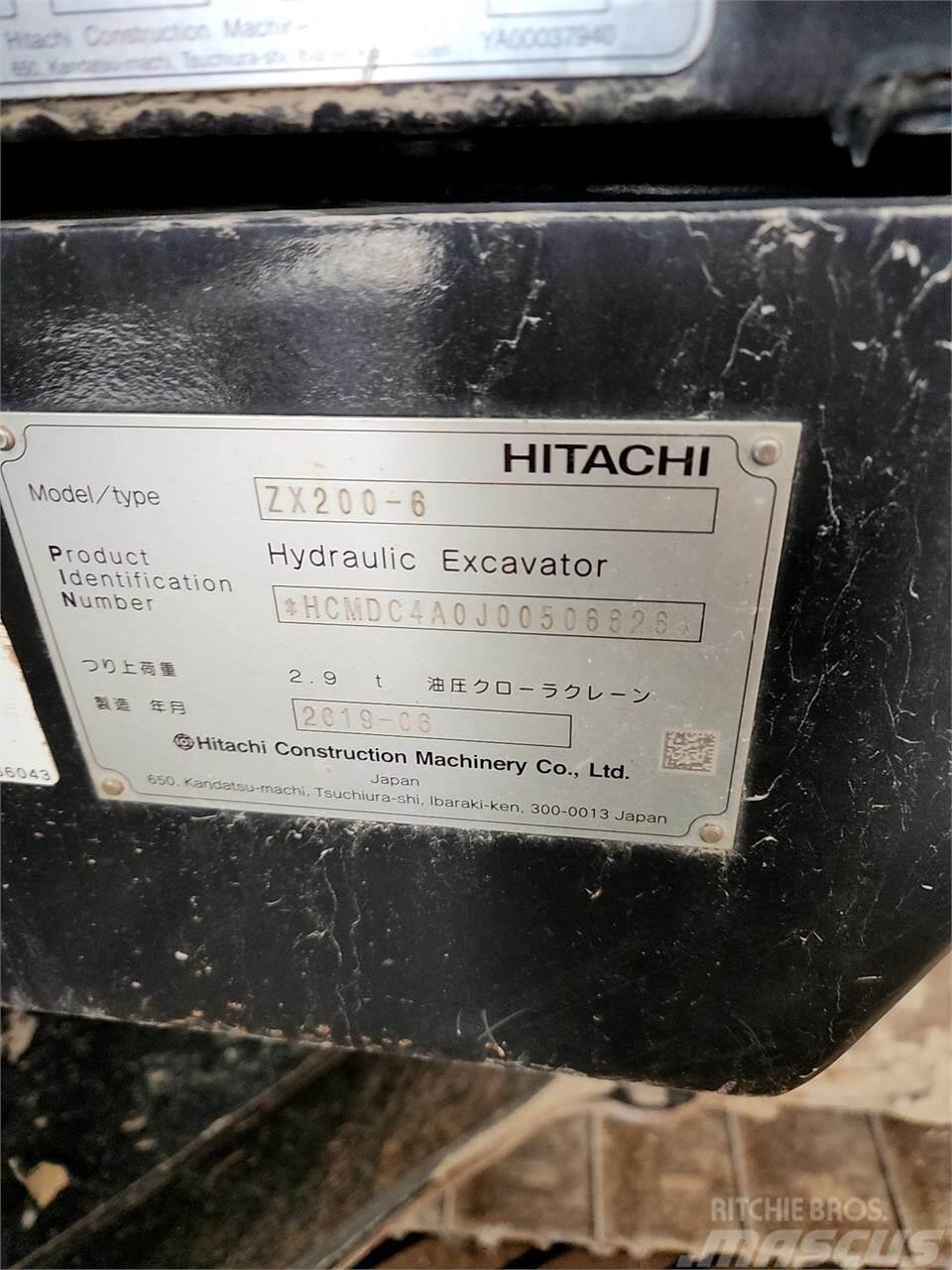 Hitachi ZX200-6 Rupsgraafmachines