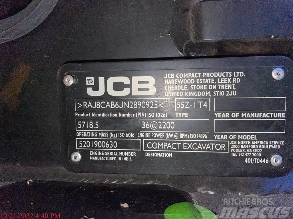 JCB 55Z-1 Minigraafmachines < 7t