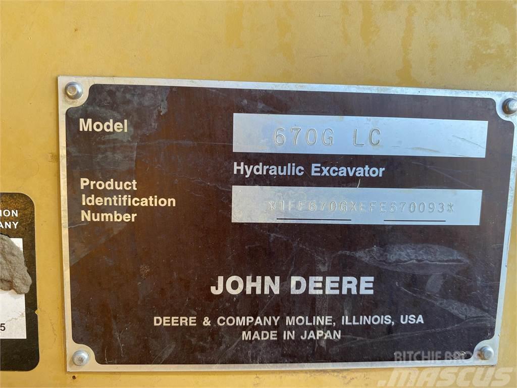John Deere 670G LC Rupsgraafmachines