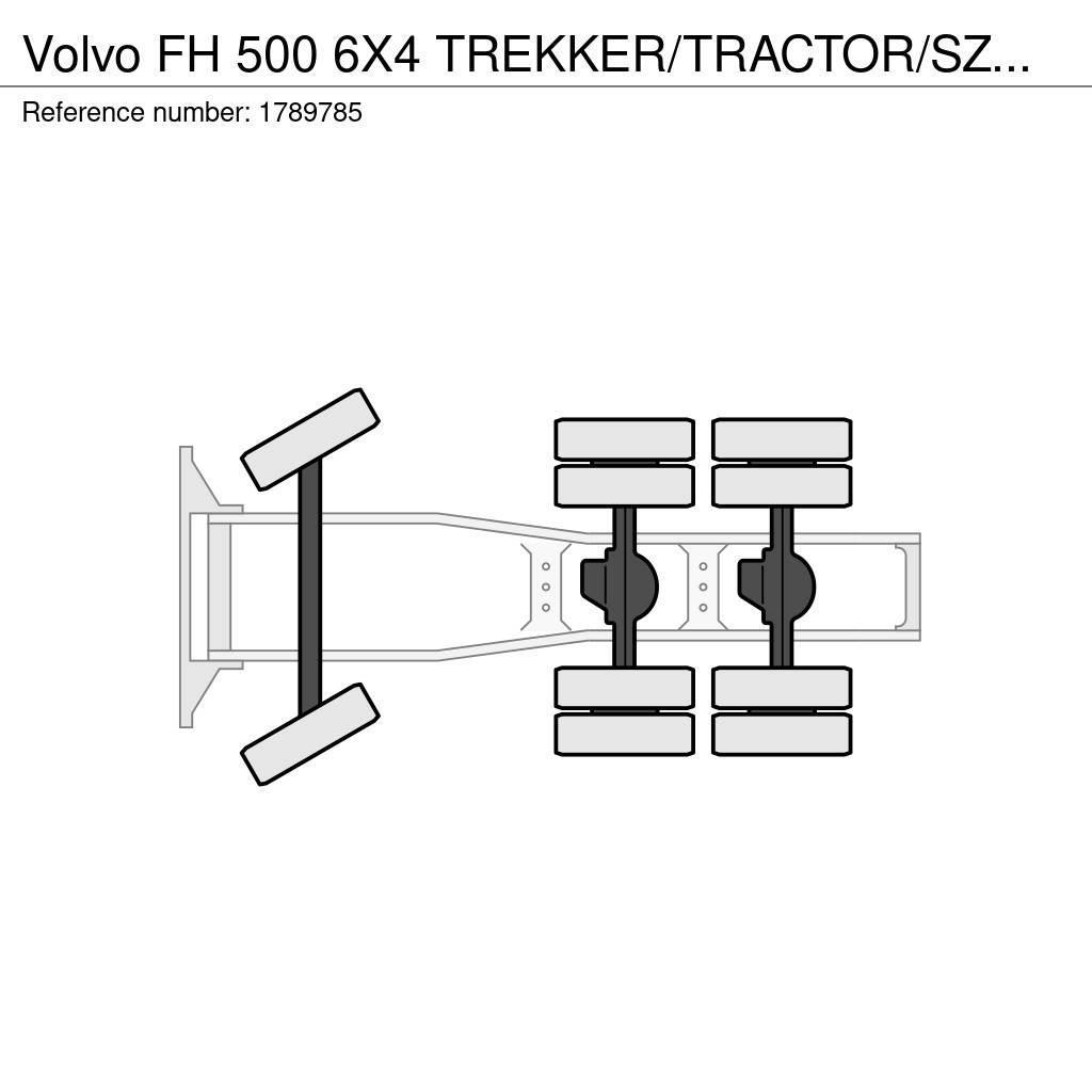Volvo FH 500 6X4 TREKKER/TRACTOR/SZM EURO 6 HYDRAULIC Trekkers