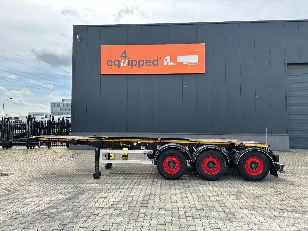 Burg 20FT ADR-Chassis, empty weight: 3.690kg, SAF INTRA Containerchassis