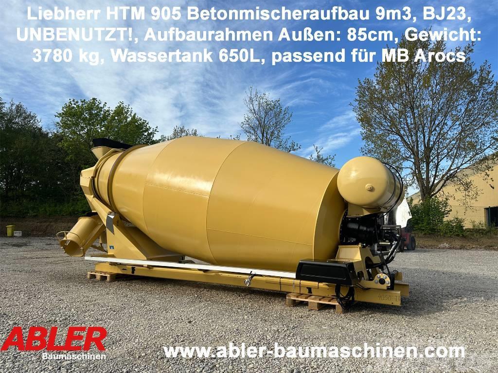 Liebherr HTM 905 Betonmischeraufbau 9m3 unbenutzt Mercedes Betonmixers en pompen