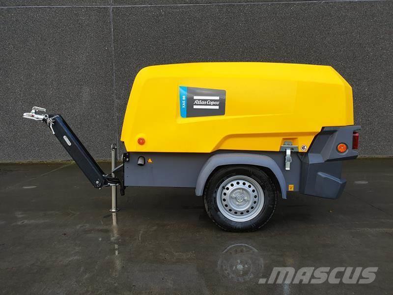 Atlas Copco XAS 88 KD - WHEELS N.B. NEW Compressors