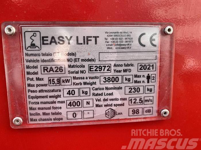 EasyLift RA26, Spin hoogwerker Articulated boom lifts
