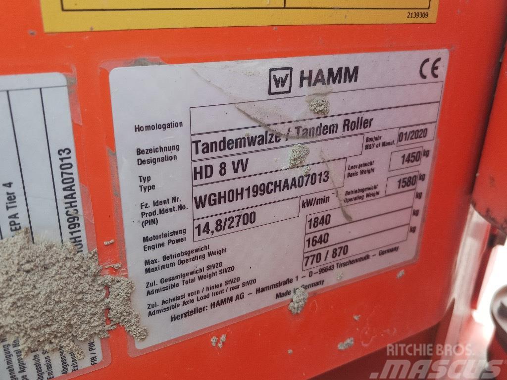 Hamm HD 8 VV Duowalsen
