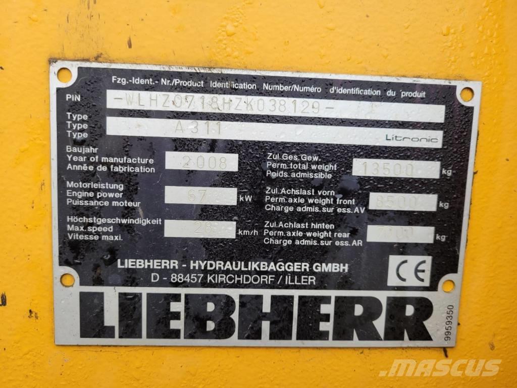  LIBHER A311 Wielgraafmachines
