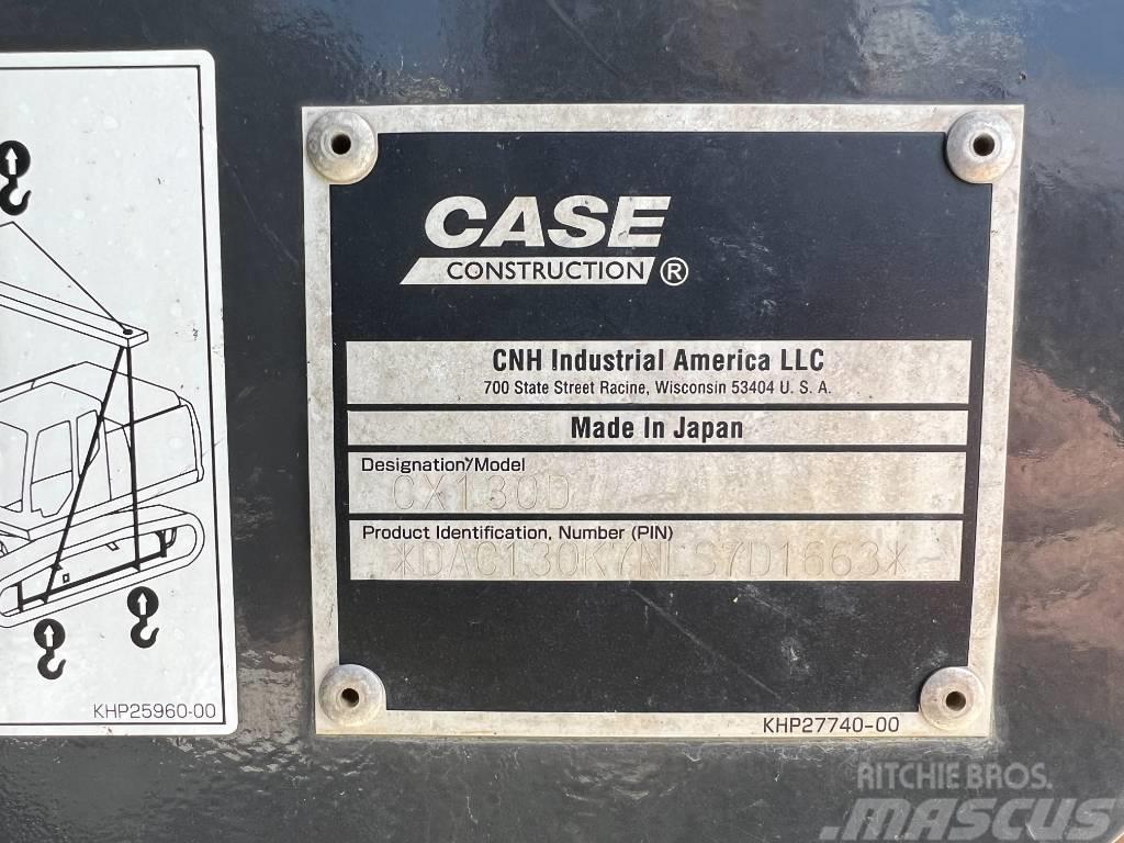 CASE CX 130 D Rupsgraafmachines