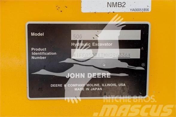 John Deere 50G Minigraafmachines < 7t