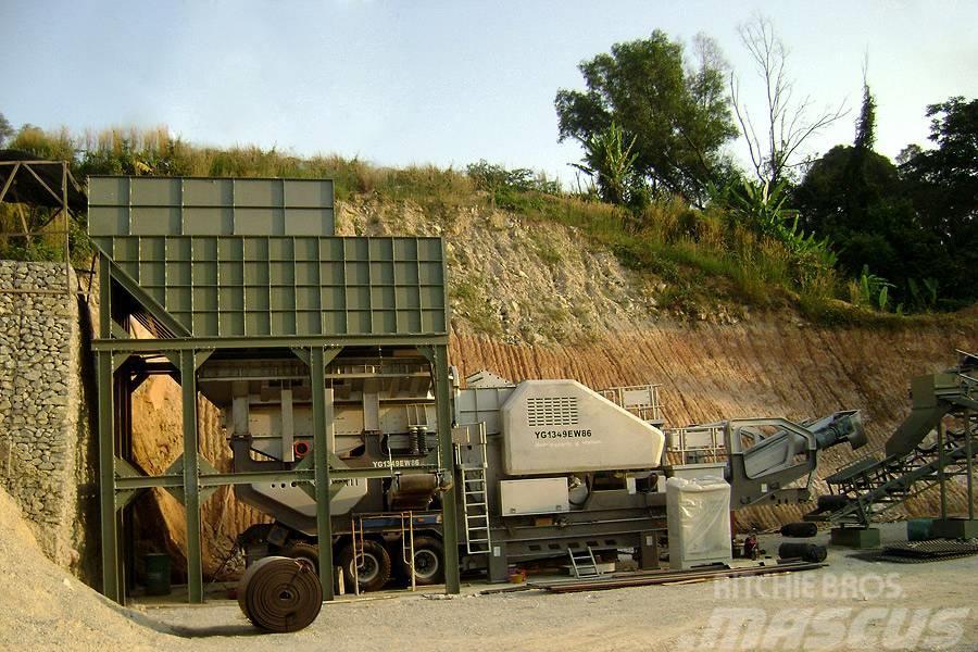 Liming 300tph Crawler Mobile Crusher for river stone Mobile crushers