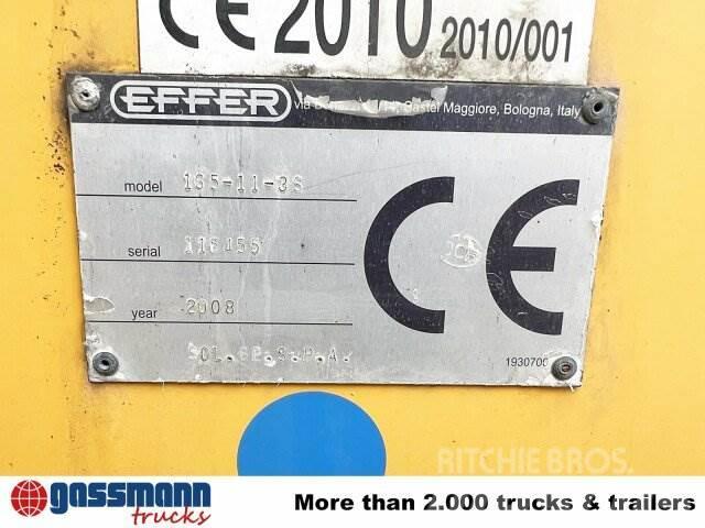 MAN TGS 33.440 6X4 BL mit Kran Effer 165-3S, Funk Vrachtwagen met containersysteem
