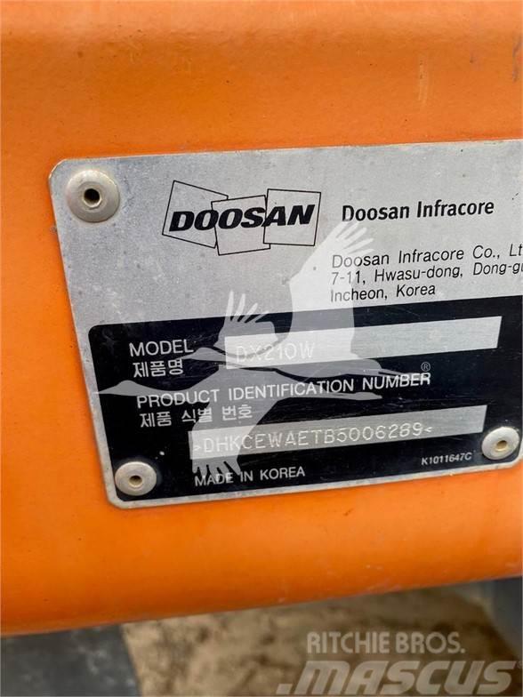 Doosan DX210W Wielgraafmachines