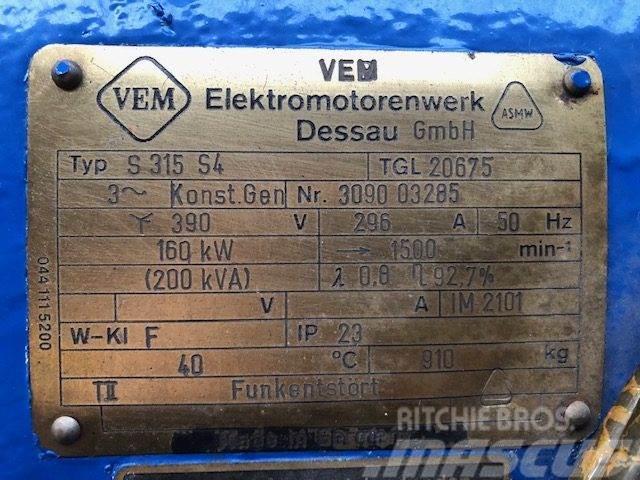  200 kVA VEM Type S315 S4 TGL20675 Generator Overige generatoren