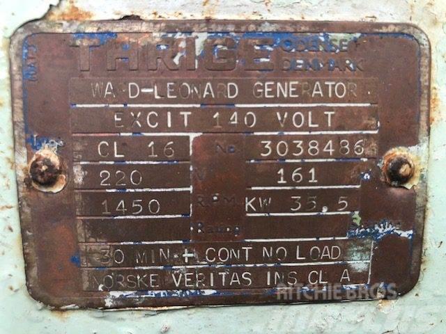  35.5 kW Thrige CL 16 Generator Overige generatoren