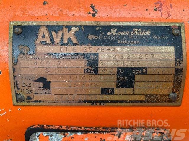  40 kVA AVK DKB 25/8-4 Generator Overige generatoren