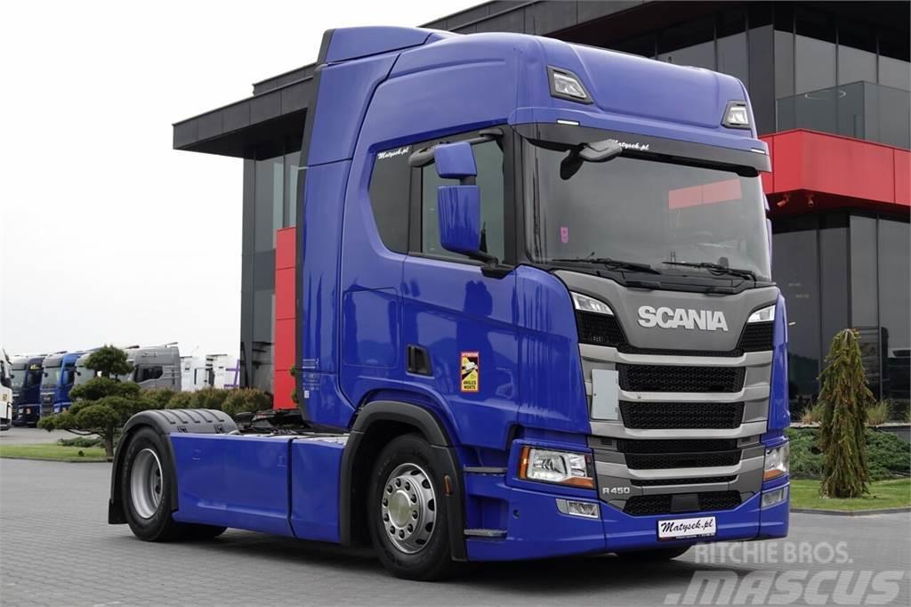 Scania R 450 / RETARDER / NAVI / NOWY MODEL / OPONY 100 % Trekkers