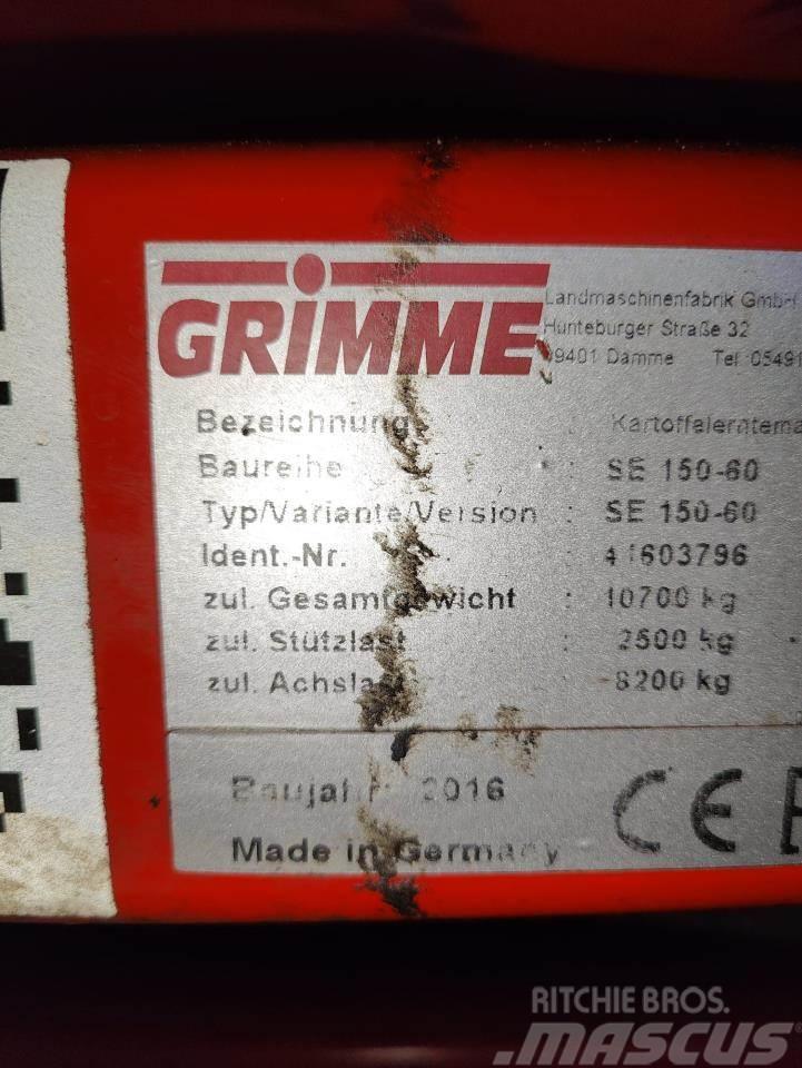 Grimme SE 150-60 UB Aardappelrooiers