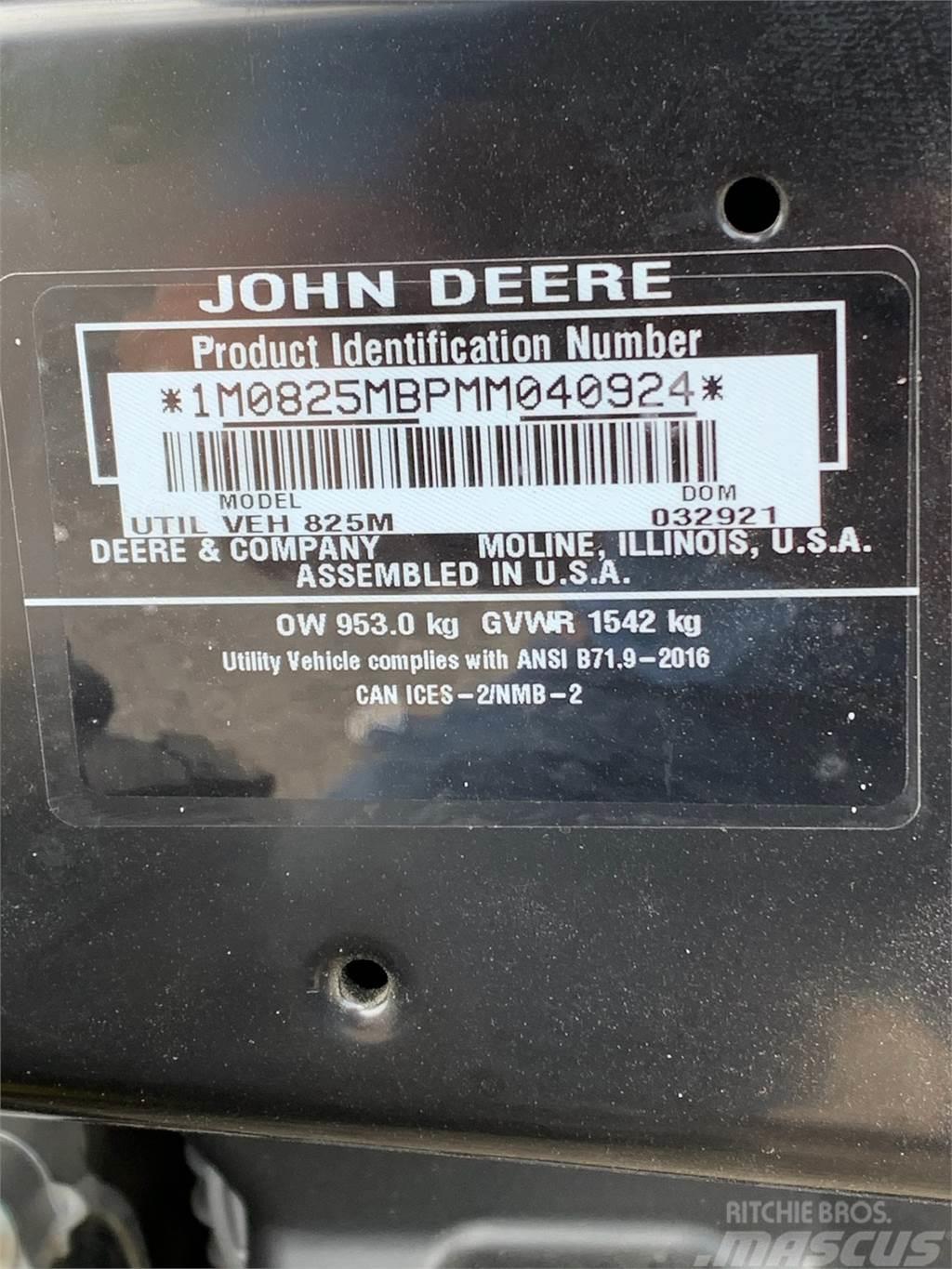 John Deere XUV 825M S4 Utiliteitsmachines