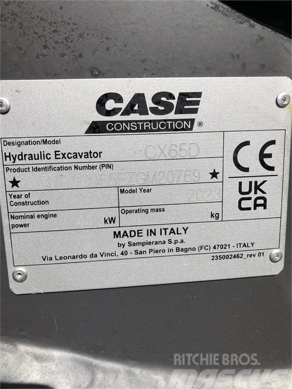 CASE CX65D Minigraafmachines < 7t