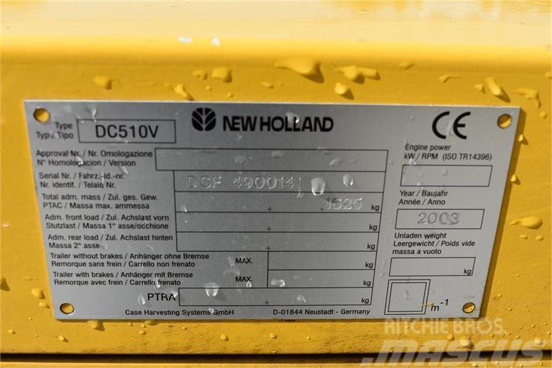 New Holland DC510V Accessoires voor maaidorsmachines