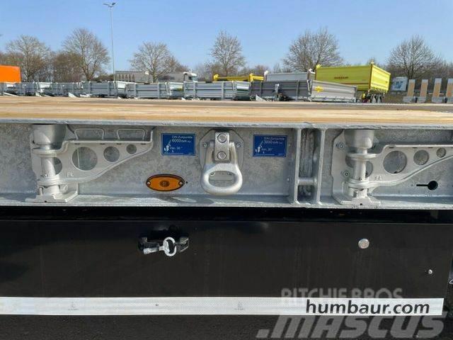 Humbaur 3-A-Tieflader Luftgef/3mPaket/Hydraulik/Verzinkt Dieplader