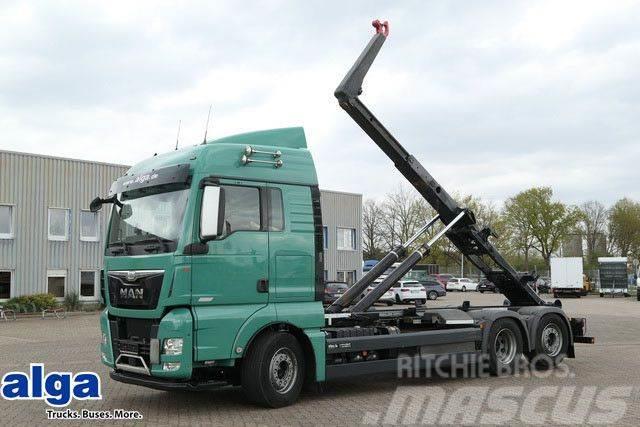 MAN 26.560 TGX 6X2 XLX, Intarder, Meiller RS21.70 Vrachtwagen met containersysteem
