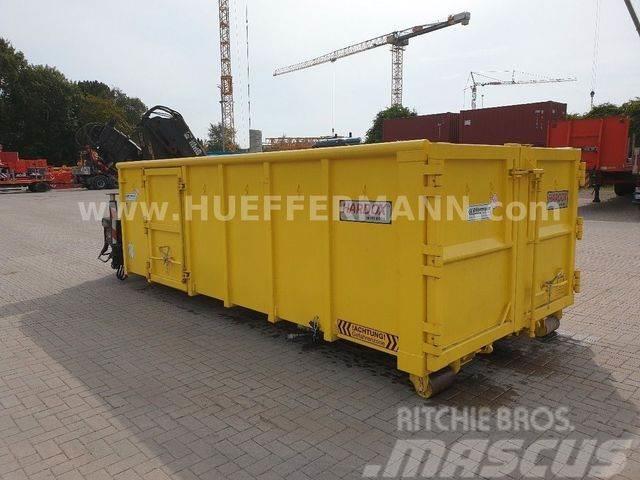 MAN HIAB 166 HARDOX Abrollcontainer Ladekran Vrachtwagen met containersysteem
