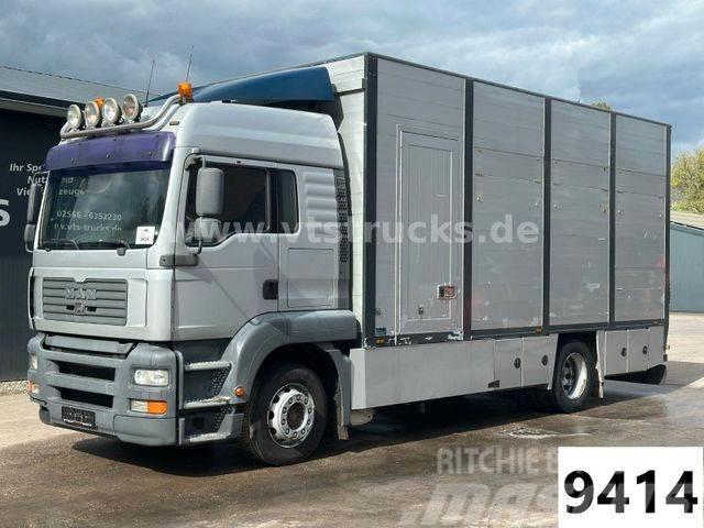 MAN TGA 18.390 4x2 1.Stock Cuppers Viehtransporter Dieren transport trucks