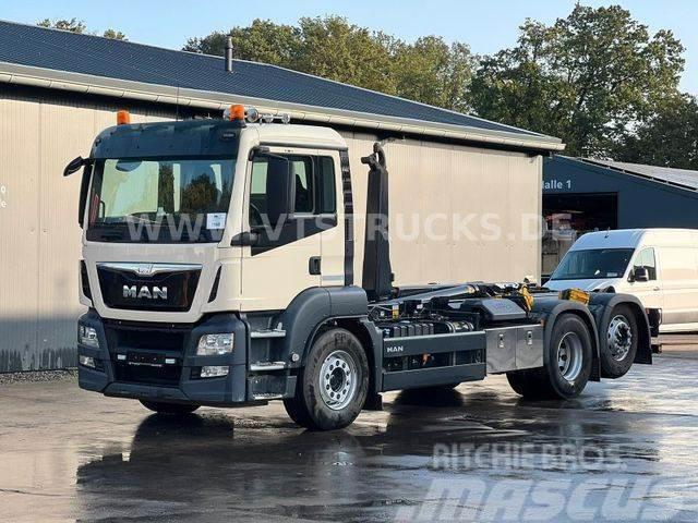 MAN TGS 26.440 Top !!6x2 Euro 6 MEILLER-Abrollkipper Vrachtwagen met containersysteem