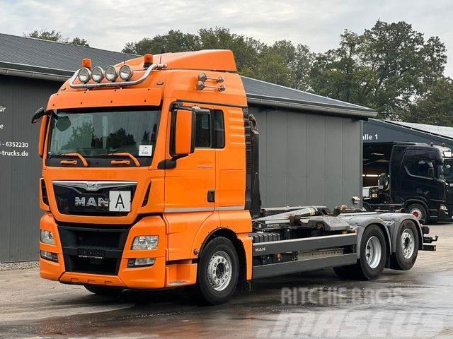 MAN TGX 26.440 6x2 Euro6 Meiller Hakenlift Vrachtwagen met containersysteem