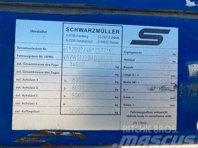 Schwarzmüller with sides, coil mulde system vin 776 Schuifzeilen