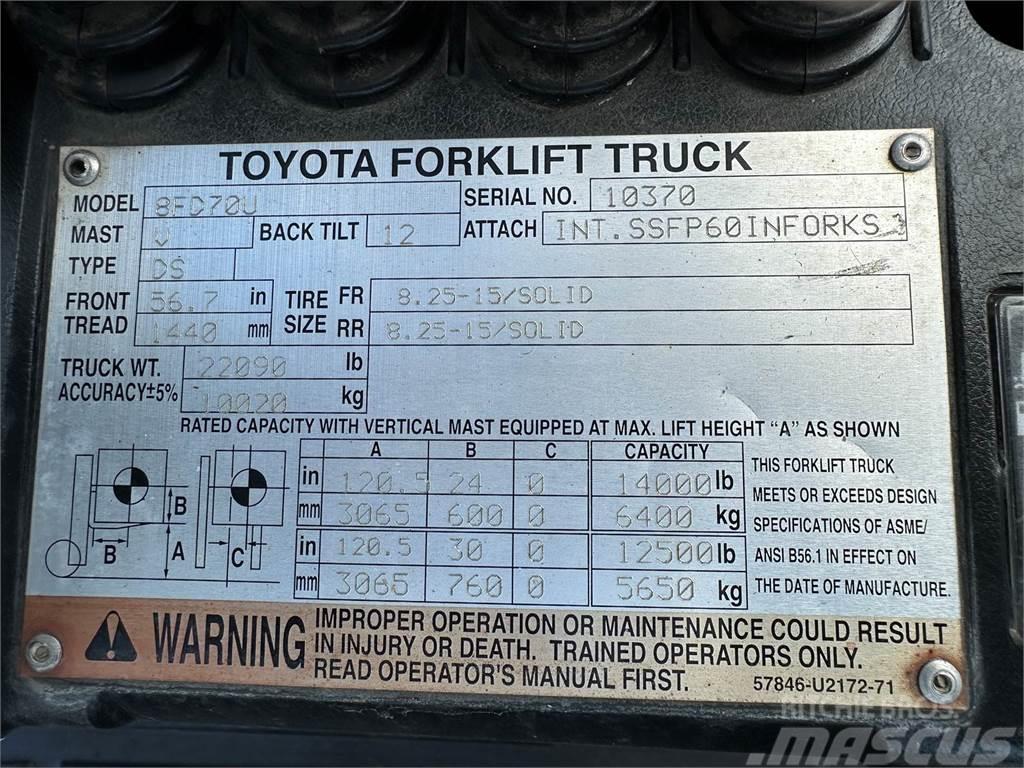 Toyota 8FD70U Heftrucks overige