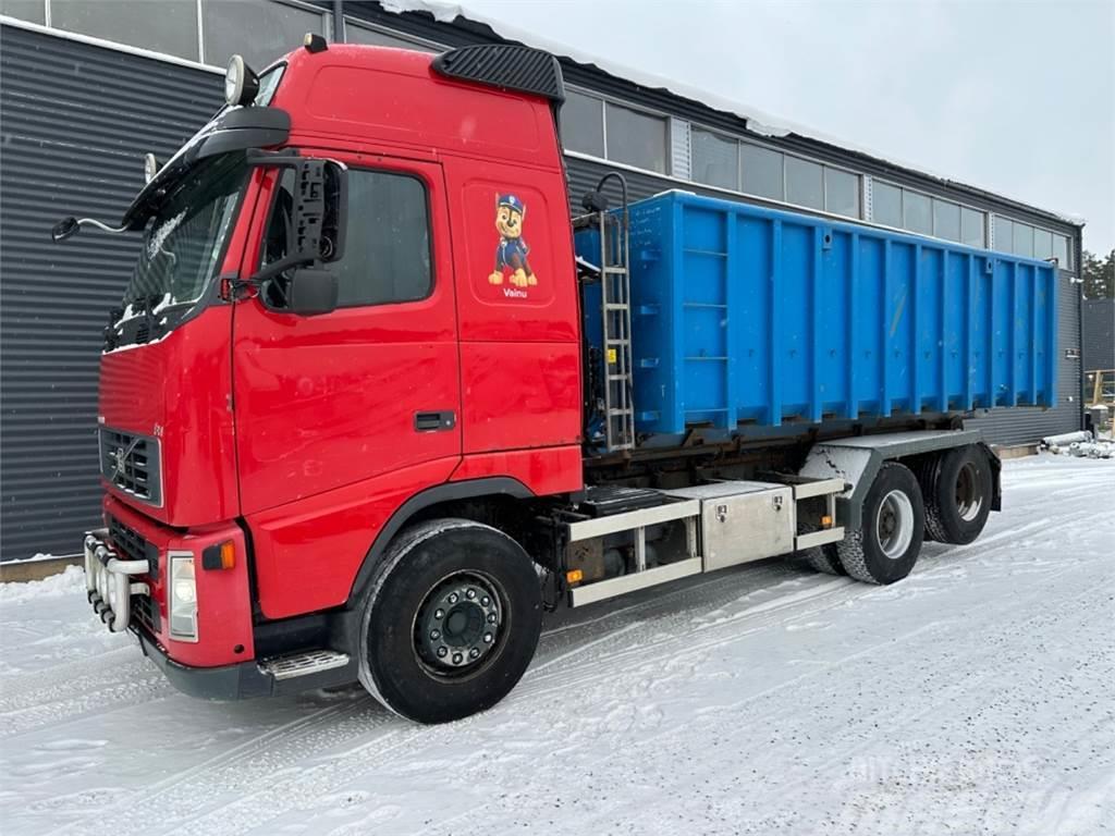 Volvo FH520 Koukkulaite 5700mm Vrachtwagen met containersysteem