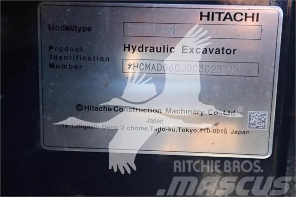 Hitachi ZX35U-5N Minigraafmachines < 7t