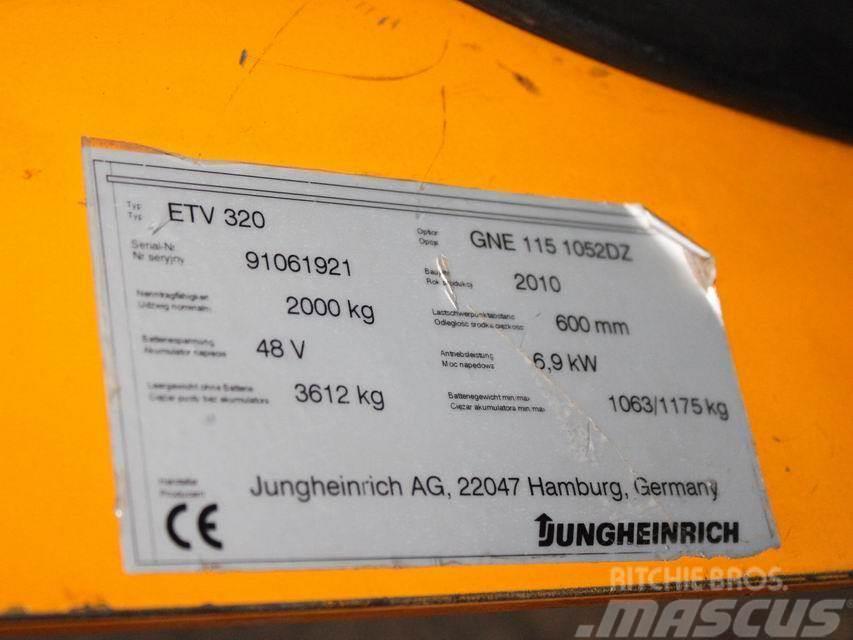 Jungheinrich ETV 320 GNE115-1052DZ Reachtruck voor hoog niveau