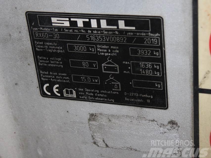 Still RX 60-30 6353 Elektrische heftrucks