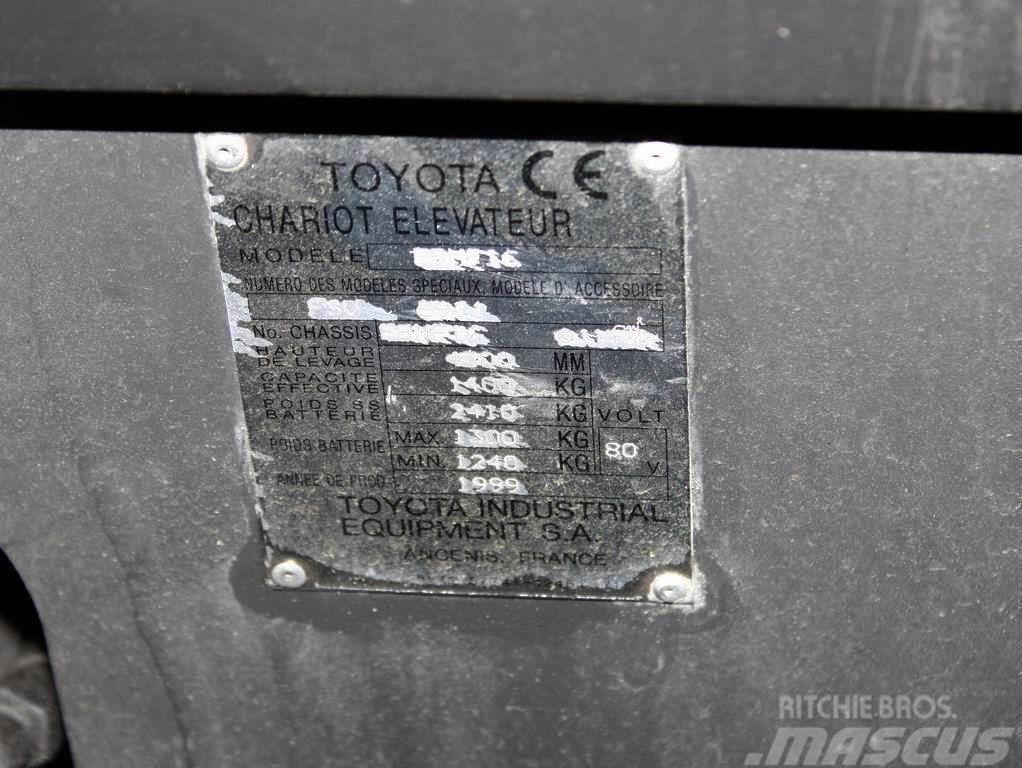 Toyota FMBF 16 Elektrische heftrucks