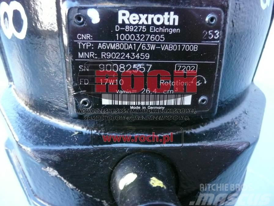 Rexroth A6VM80DA1/63W-VAB01700B 1000327605 Motoren