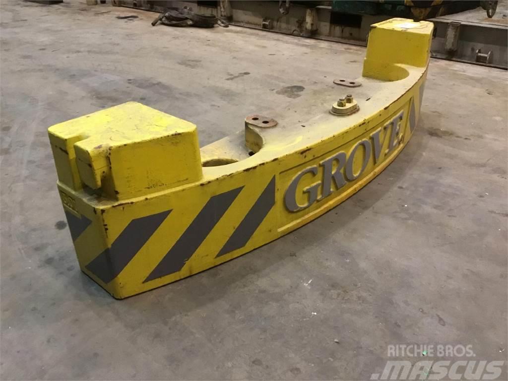 Grove GMK 2035 counterweight 3.0 ton Kranen onderdelen en gereedschap