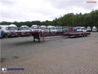 Nooteboom 3-axle semi-lowbed trailer extendable 14.5 m + ram