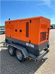 Atlas Copco Diesel generator QAS 60