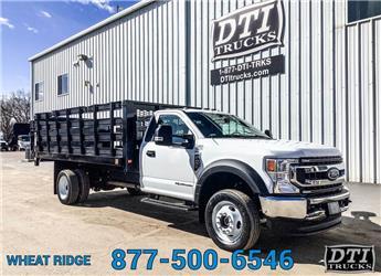 Ford F450 14ft Flatbed, Diesel, 4x4, Lift Gate